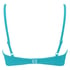 Padded bikini top Necklace wave, Blue