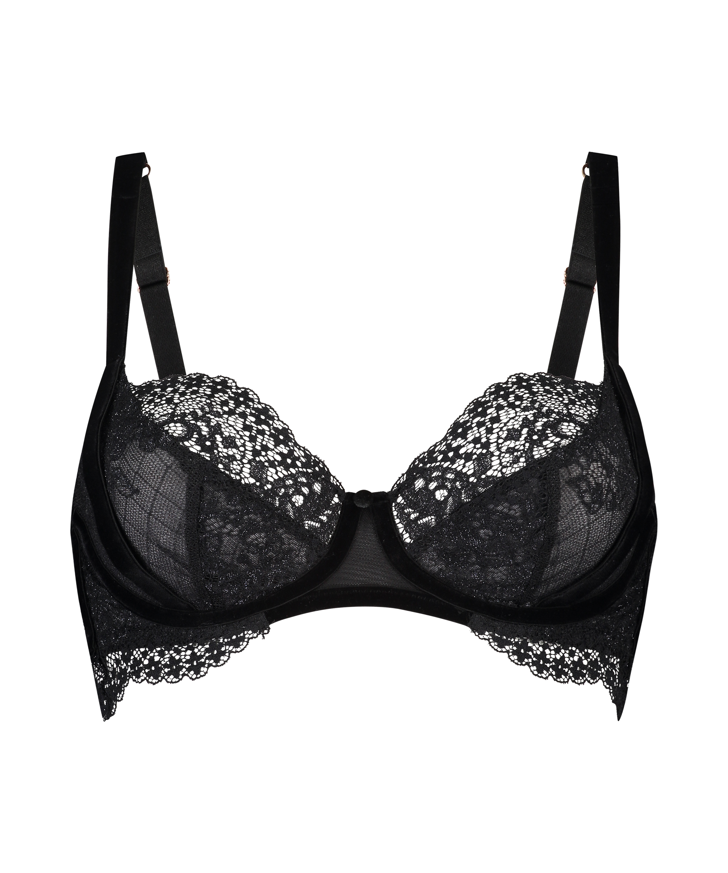 Raine non-padded underwired bra Rebecca Mir, Black, main