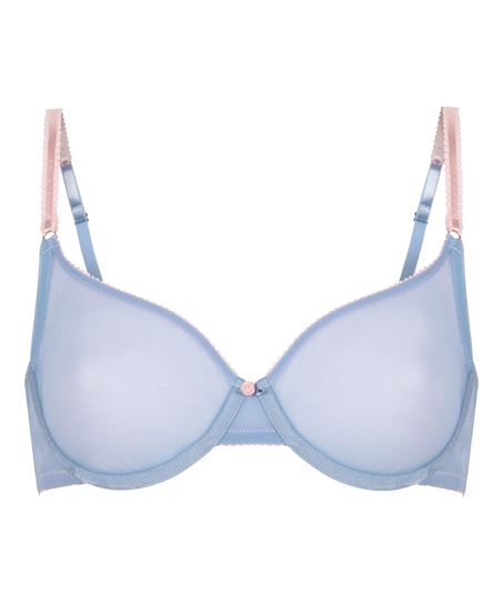 Roza Non-Padded Underwired Bra, Blue