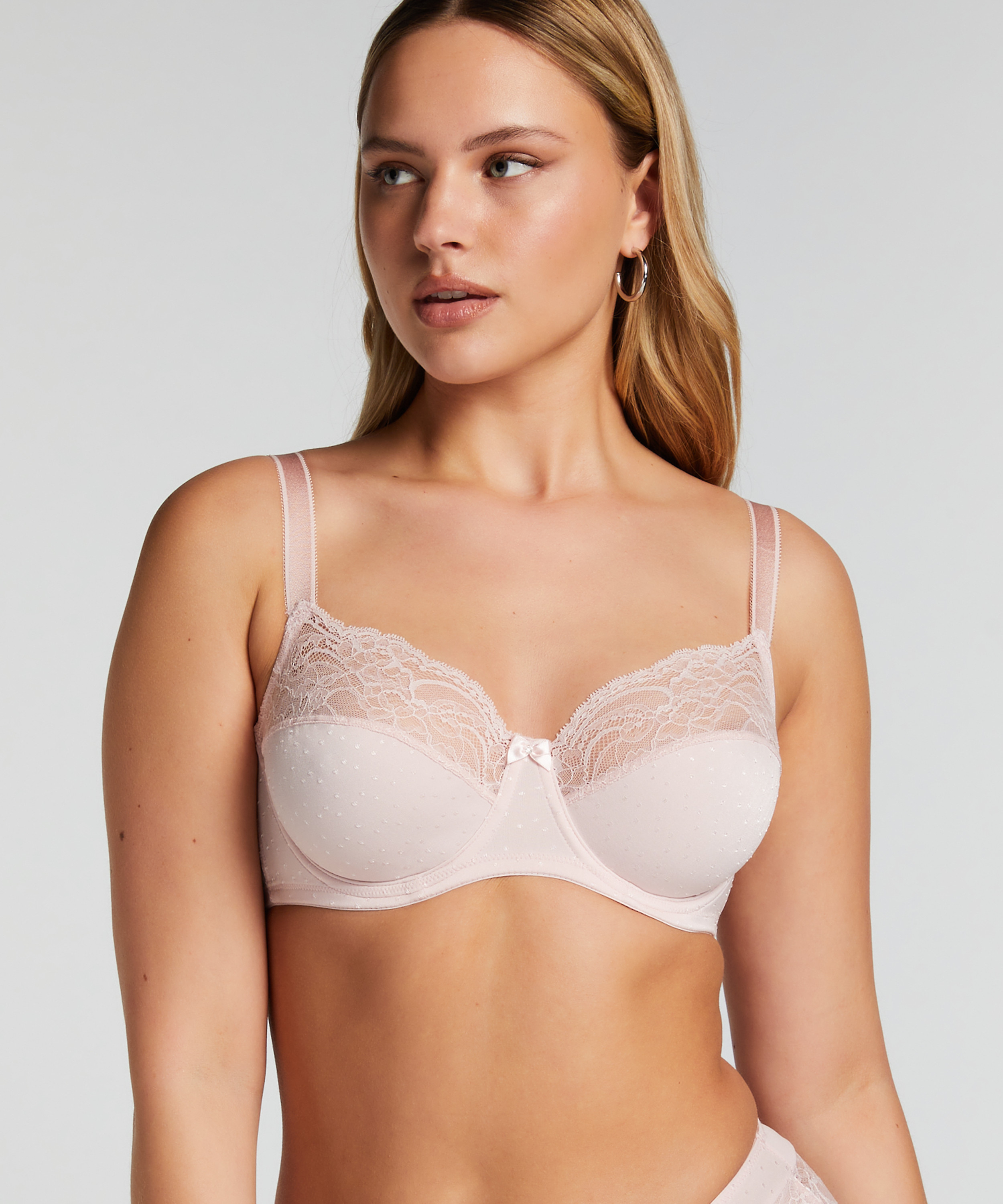 Sophie Non-Padded Underwired Bra, Pink, main