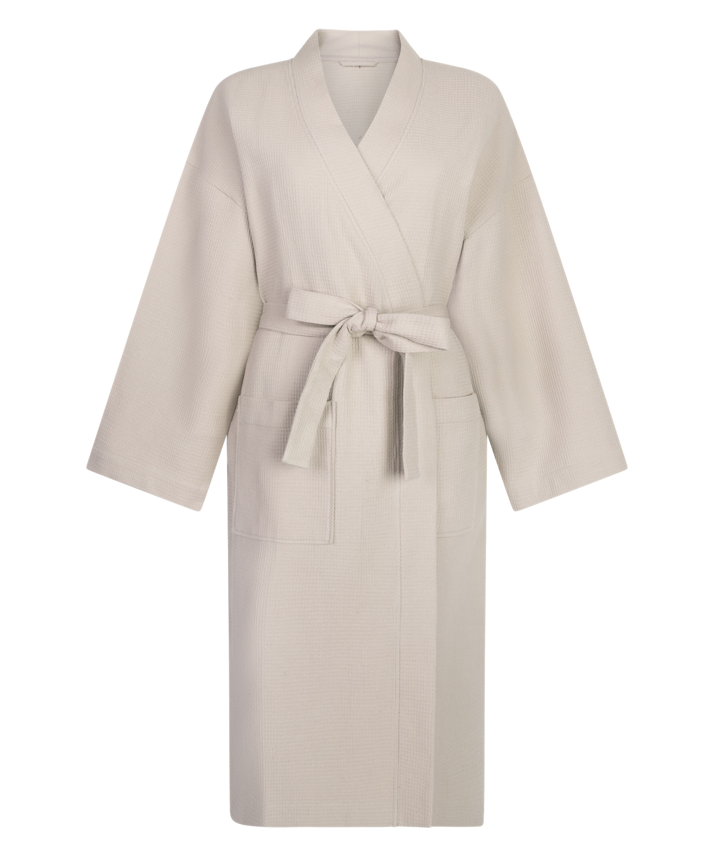 Waffle Bathrobe, Beige