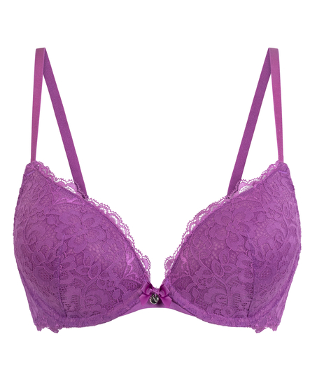 Marine Padded Underwired Push-Up Bra, Pink