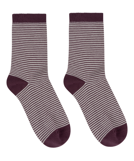 Modal Crew Socks, Red