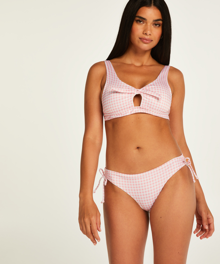 Seychelles bikini crop top, Pink