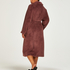 Fleece Bathrobe, Purple