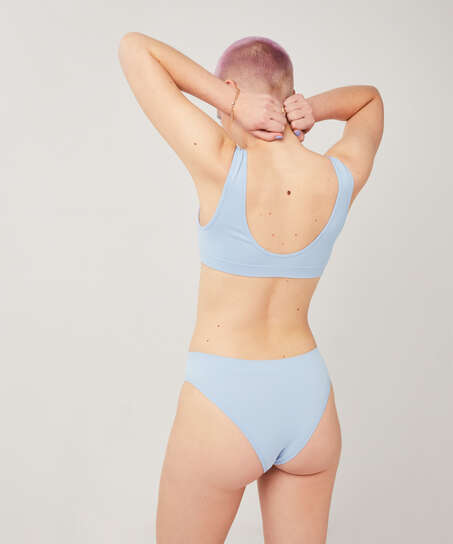 Bae High Leg Brazilian, Blue