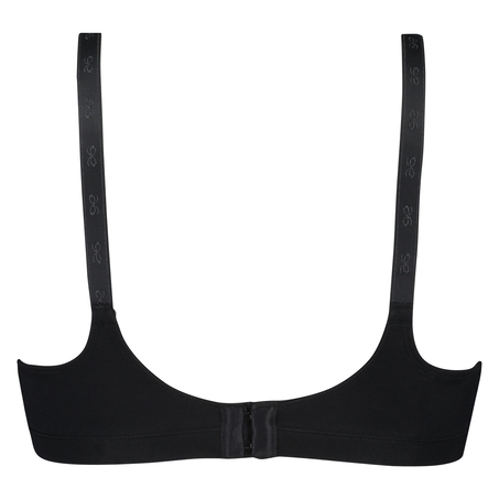 Non-Padded Non-Underwired Bra, Black