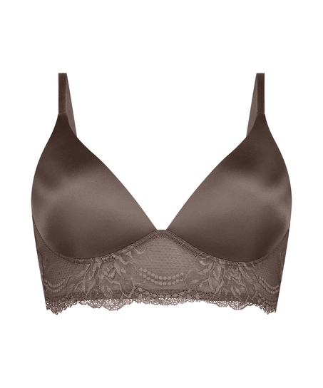 Leonie Padded Non-Wired Bra, Brown