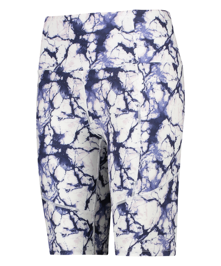 HKMX high waisted shorts, White