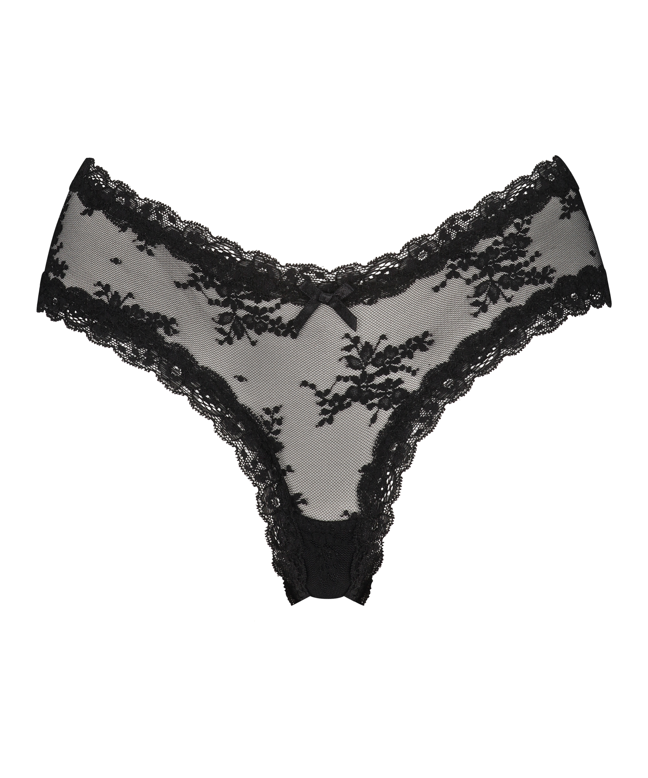 V-shape Mesh Brazilian, Black, main