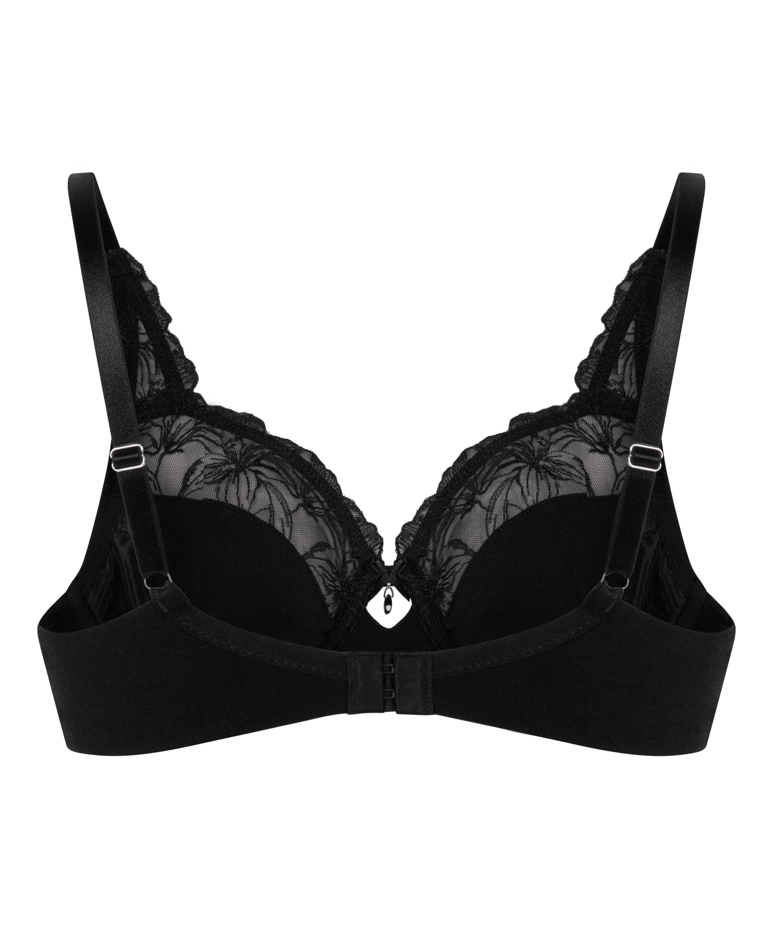 Lily Non-padded Underwired Bra, Black, main