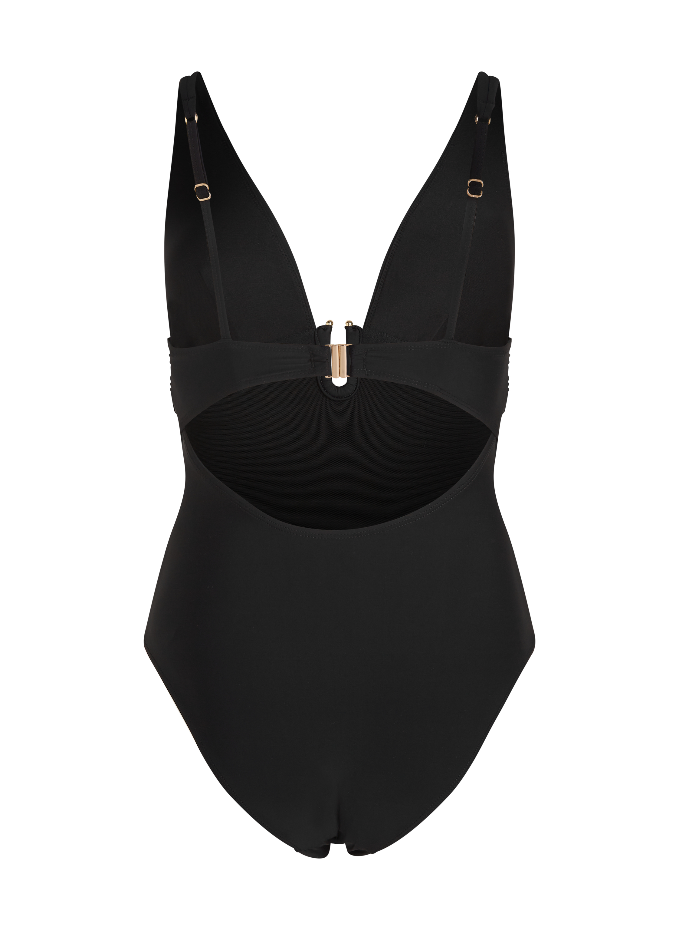 Luna Shaping Swimsuit, Black, main