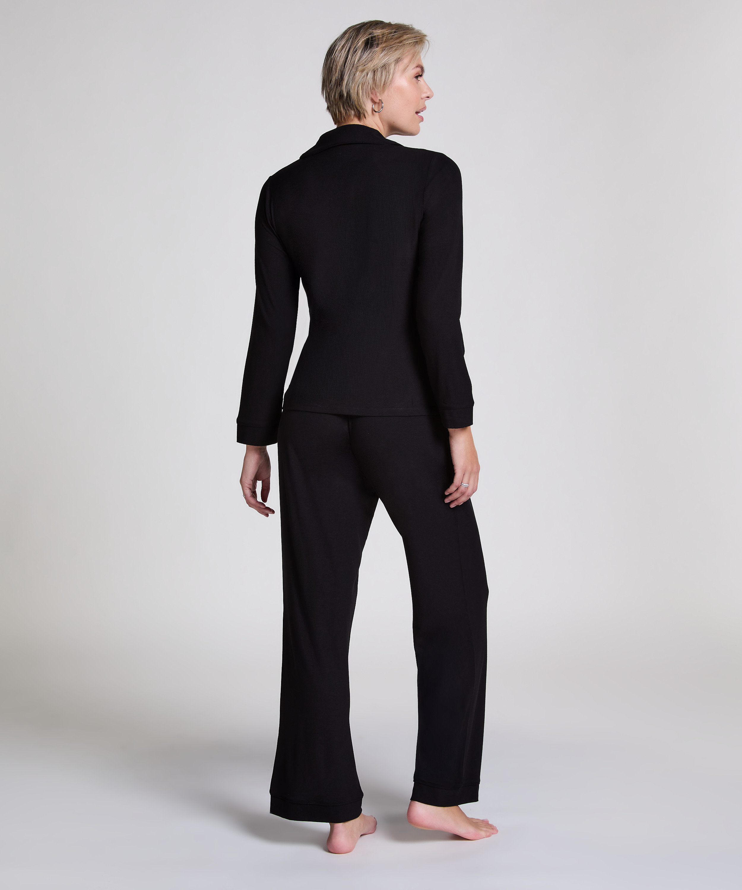 Jacket Rib Essential, Black, main