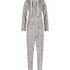 Flannel Fleece Onesie, Grey
