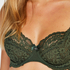 Rose Non-Padded Underwired Bra, Green