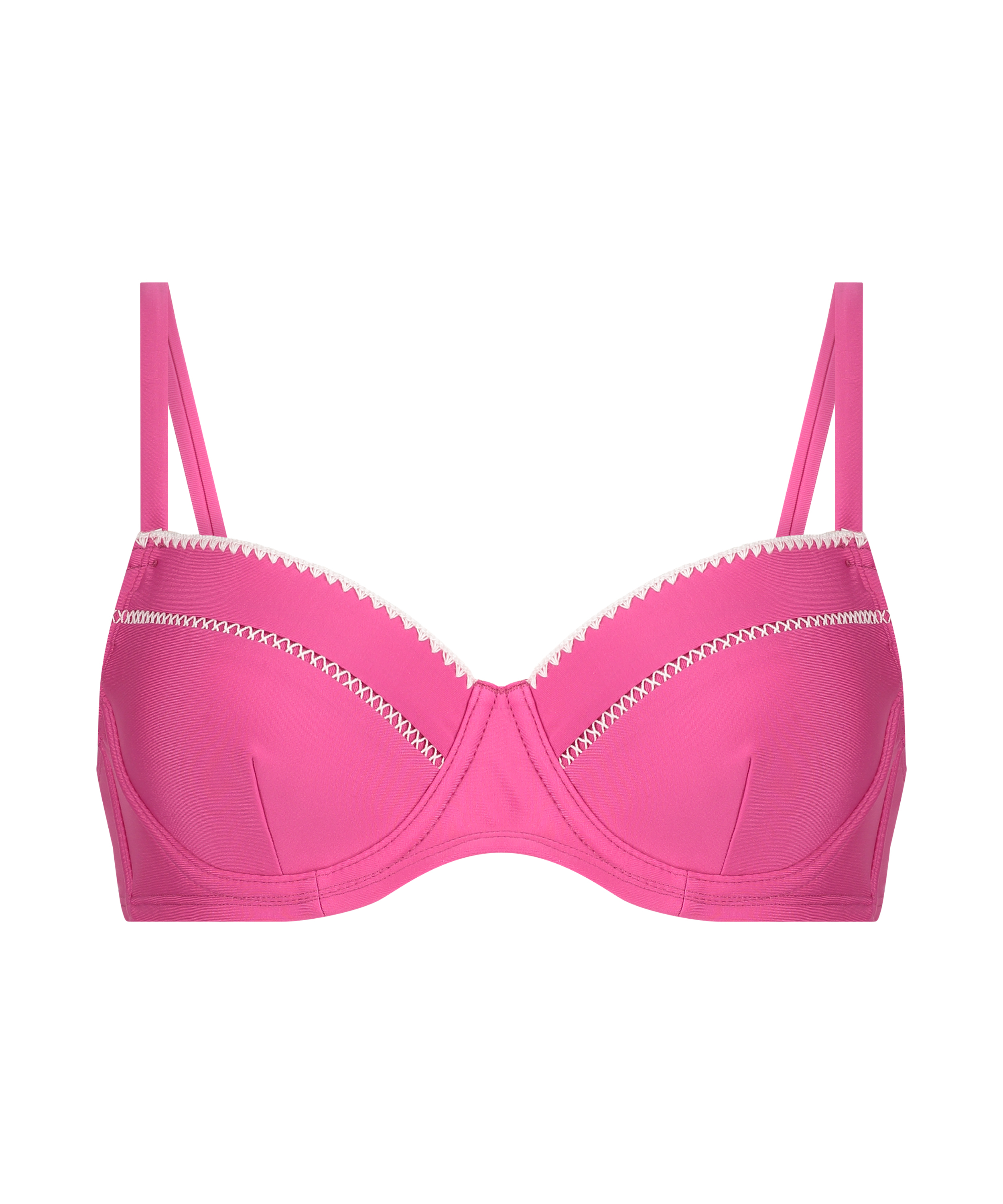 Maya Padded Bikini Top, Pink, main