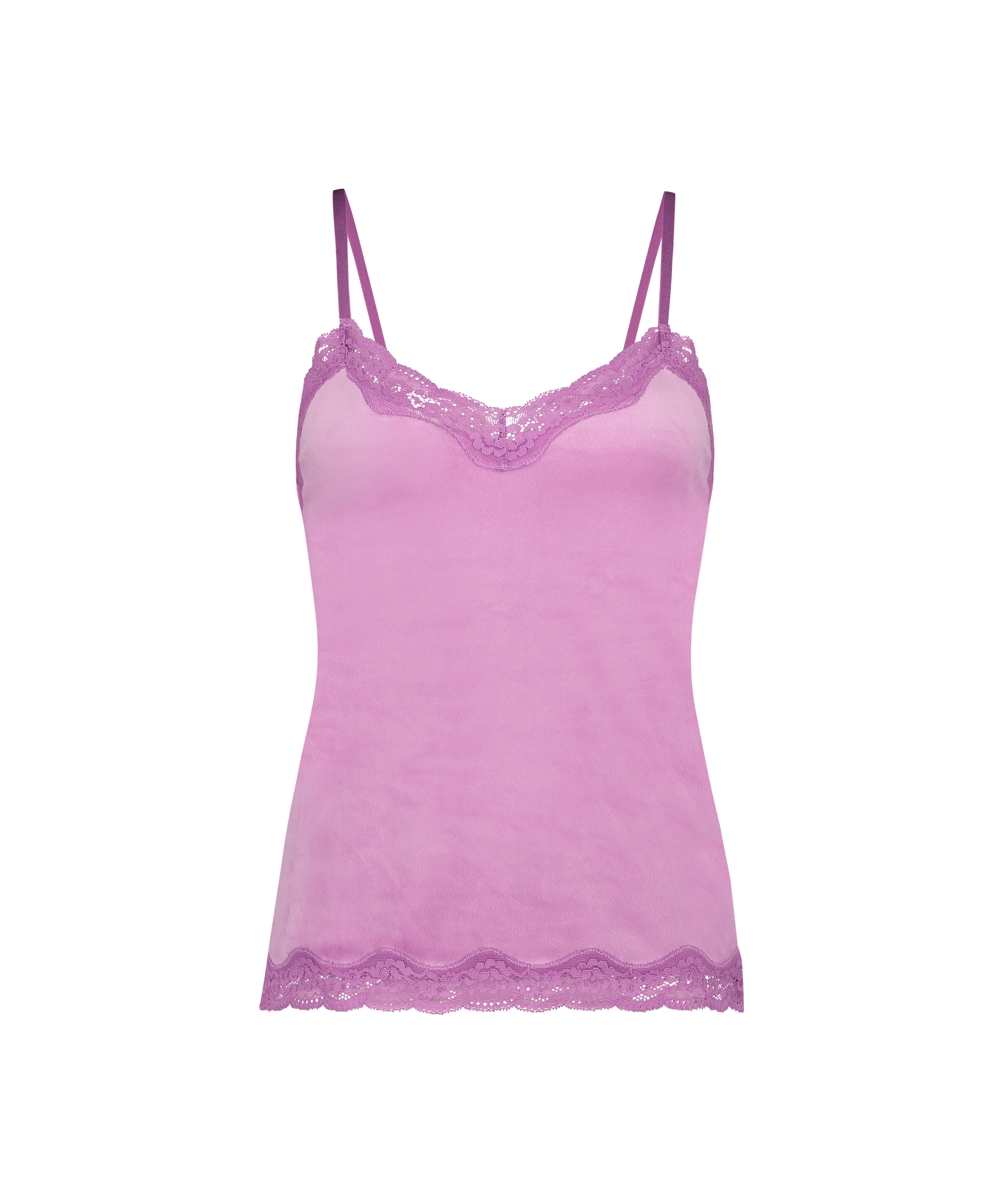 Velours Lace Cami Top for £22 - Tops - Hunkemöller