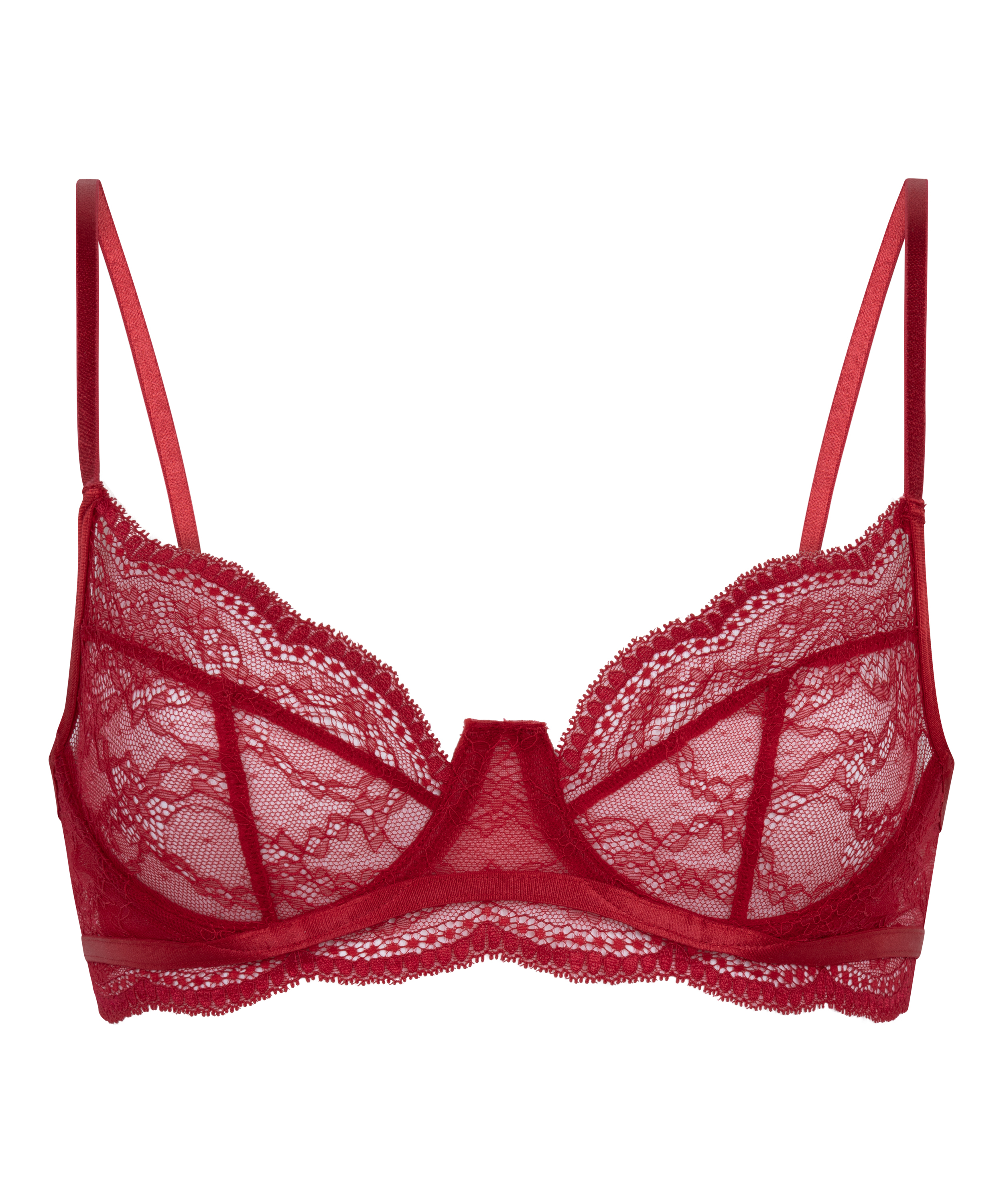 Isabelle Non-Padded Underwired Bra, Red, main