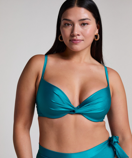 Aqua Bikini Top, Green