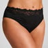 Diva High Knickers, Black