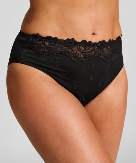 Diva High Knickers, Black