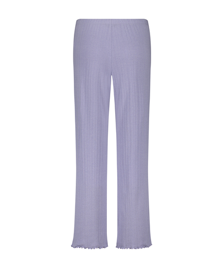 Pointelle Pyjama Pants, Purple