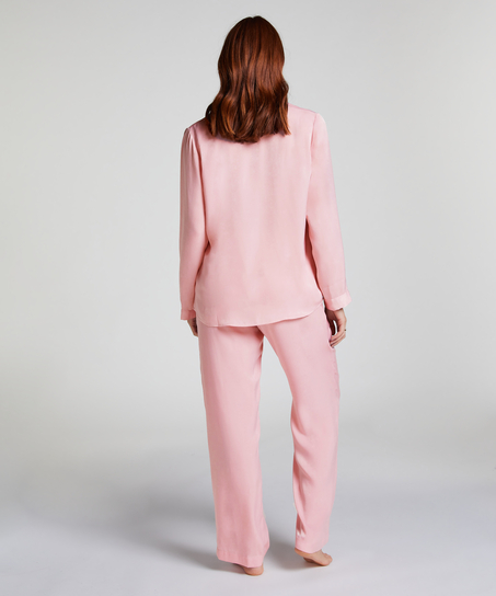Satin Trousers, Pink
