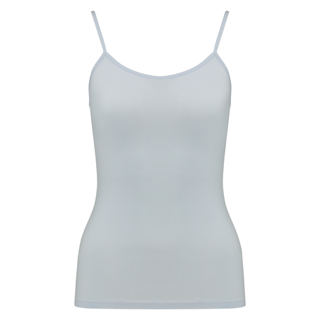 Seamless spaghetti top, Blue