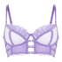 Nienke Non-Padded Underwired Longline Bra, Purple