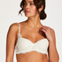 Daisy Padded Underwired Bra, White