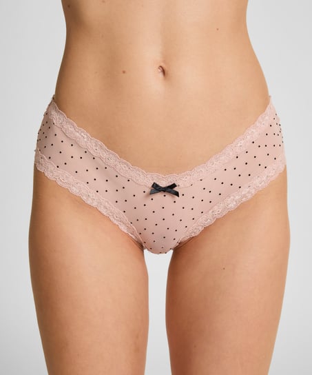 V-shape Mesh Brazilian, Pink