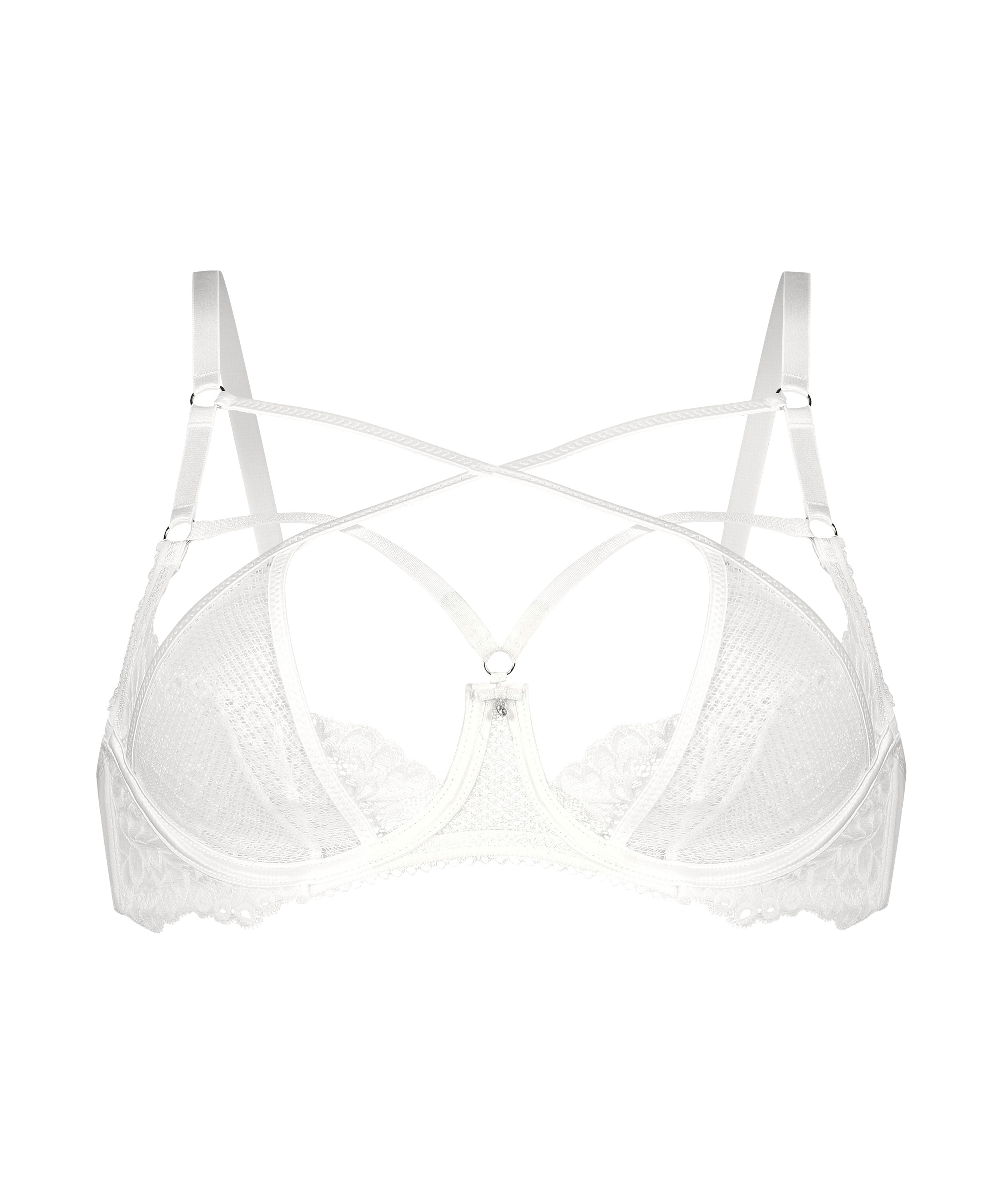 Anna Non-Padded Underwired Bra, White, main