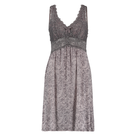 Modal Lace Slip Dress, Pink