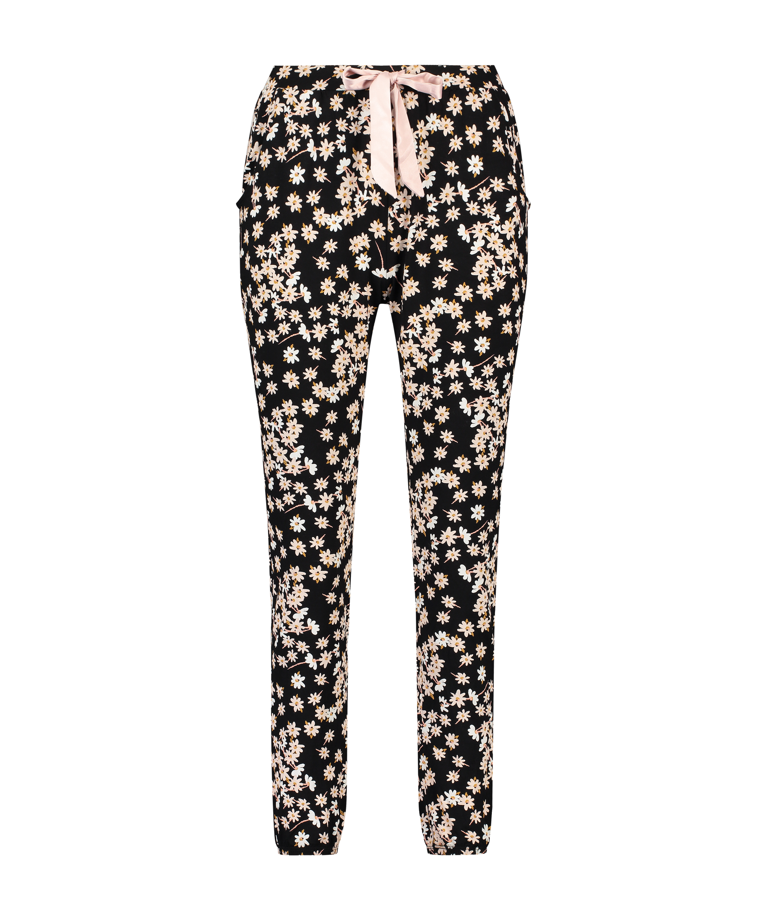 Petite Pyjama Pants Daisy, Black, main