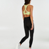 HKMX Sports bra The All Star Level 2, Yellow