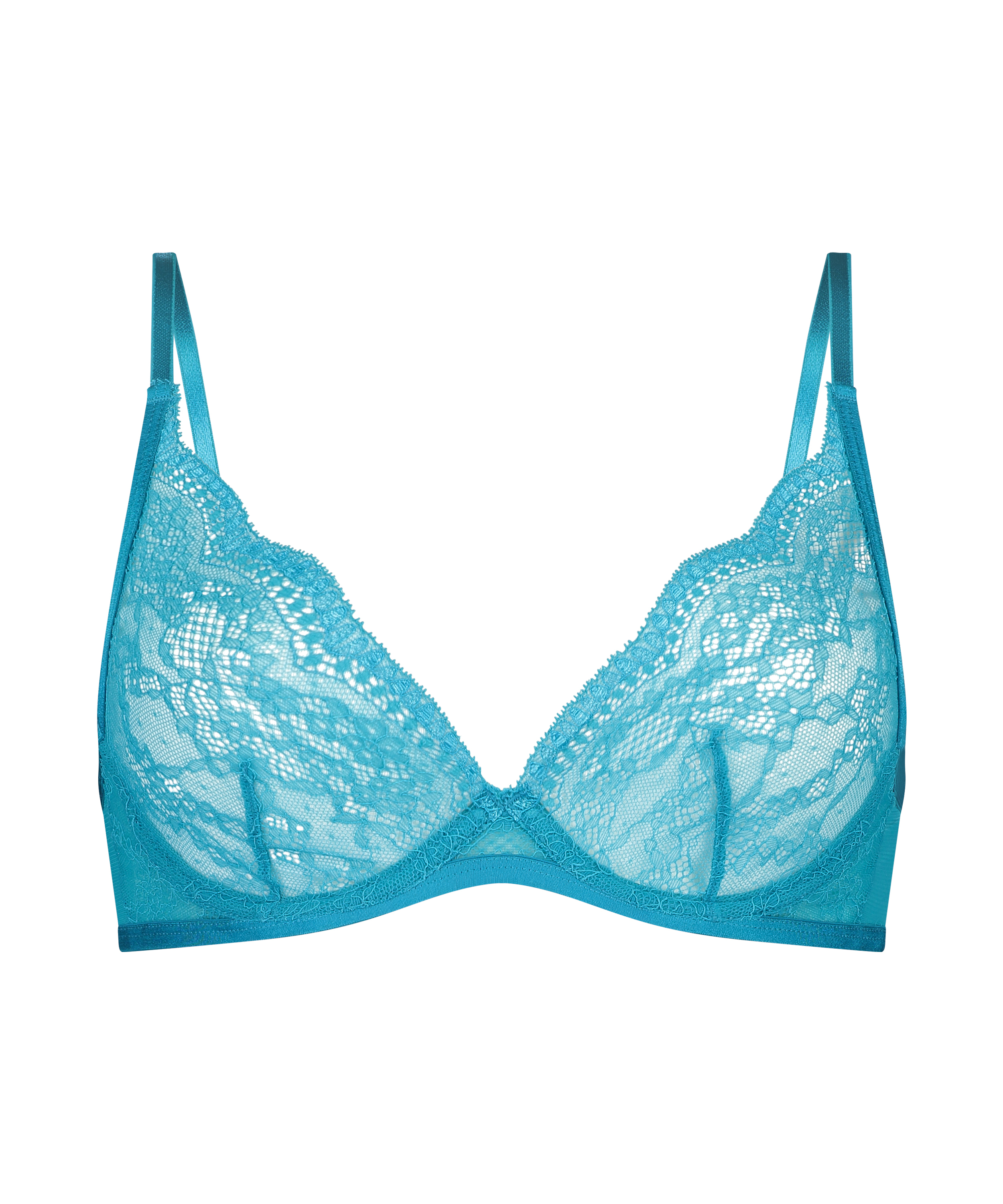 Isabelle Non-Padded Underwired Bra, Blue, main