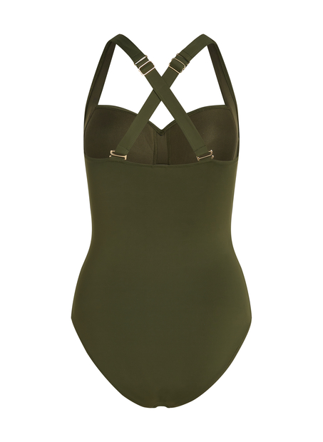 Shaping Ocean Swimsuit, Green