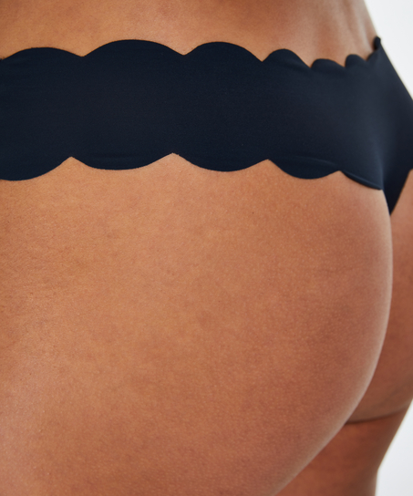 Seamless thong, Blue