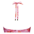 Floral Push-Up Bikini Top Cup A - E, Pink