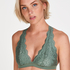 Halter racerback bralette, Green