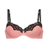 Secret Lace Padded Underwired Bra, Pink