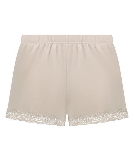 Short Velours Lace, Beige