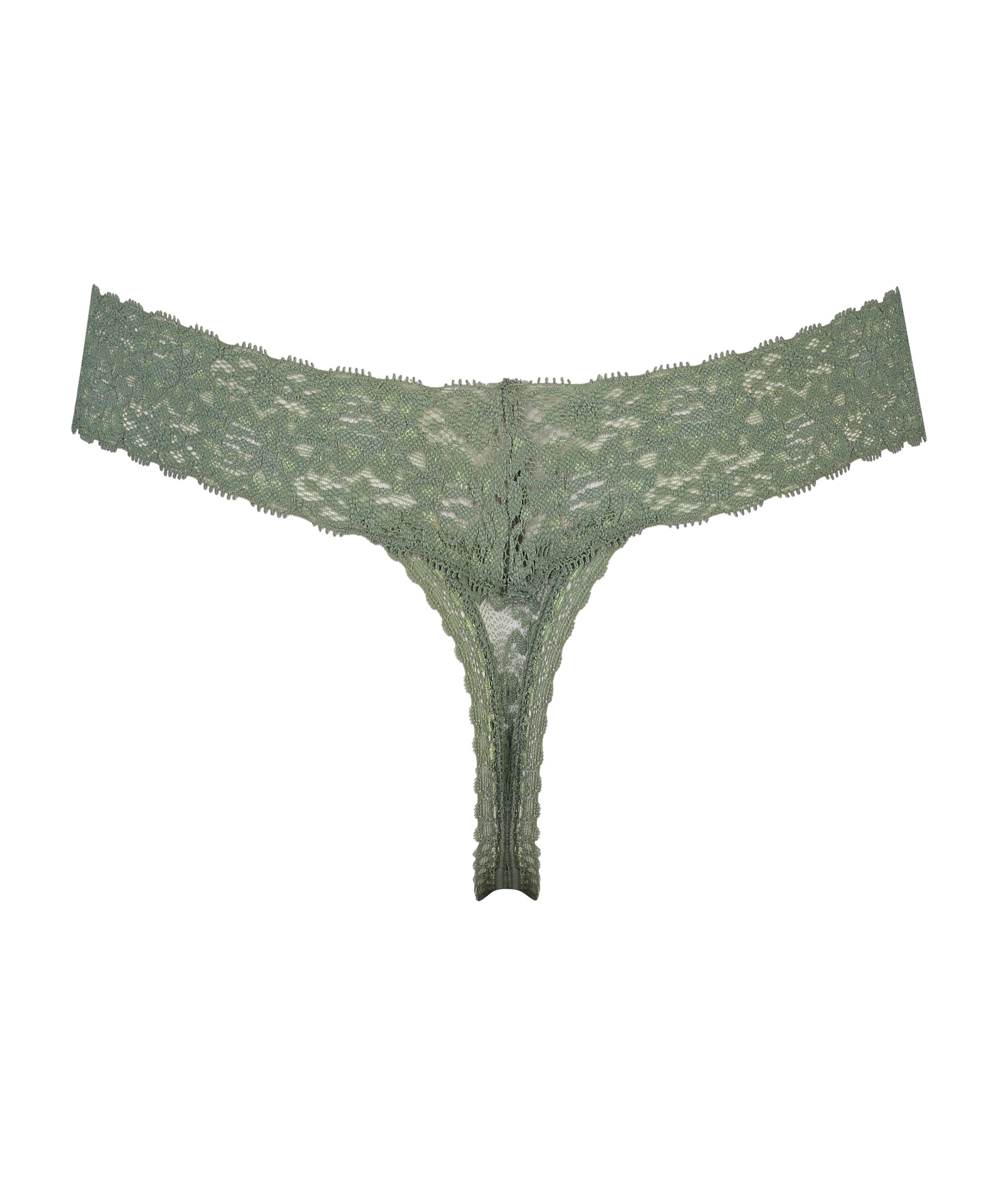Extra Low V-Thong, Green, main