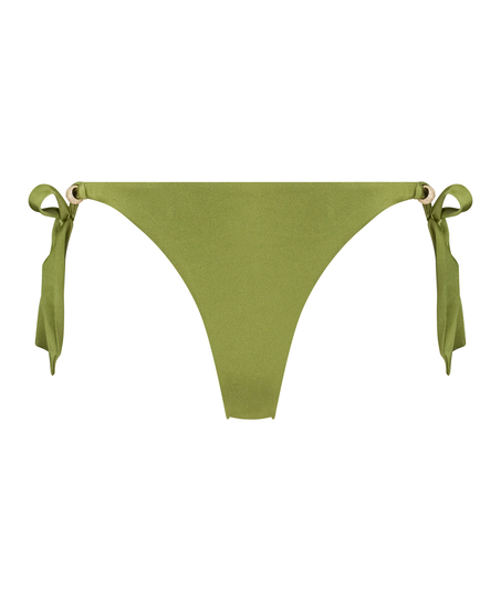 Holbox Cheeky Tanga Bikini Bottoms, Green