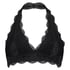 Halter Lace Bralette, Black