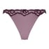 Lace & Shine Thong, Purple