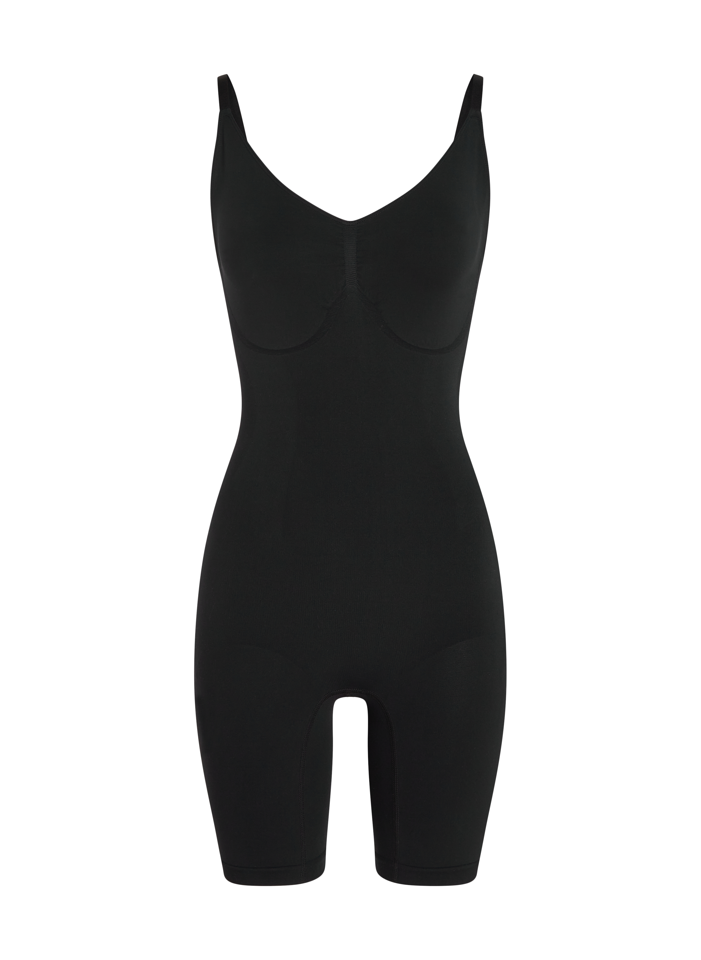 Seamless Enhancing Thigh Slimmer, Black, main