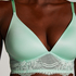 Leonie Padded Non-Wired Bra, Green