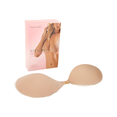 Adhesive bra, Beige