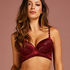 Lara Padded Underwired Bra, Red